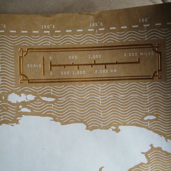 Travel Stamp Map - Craft Map With Ink Stamps by Originals by Luckies New in Box - Picture 15 of 15